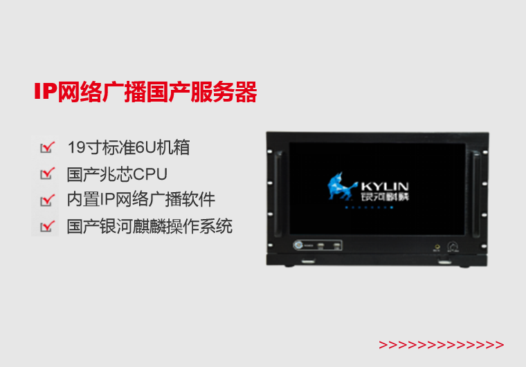 吉安IP网络广播国产服务器